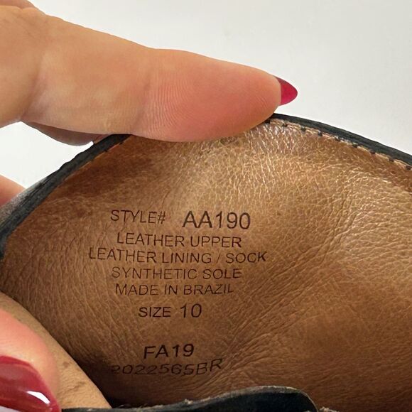 Madewell Womens The Kelci Heeled Boot Ankle Booties Size 10 Black Leather - Picture 16 of 16